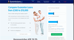 Desktop Screenshot of guarantorloansuk.net